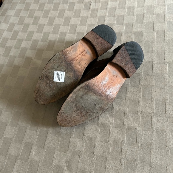 Freda Salvador Wit D’Orsay Suede Oxford Lace Up Loafers - Picture 10 of 14